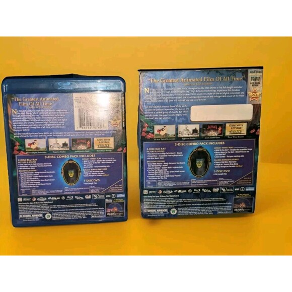 Disney's Snow White & The Seven Dwarfs Diamond Edition 2 BluRay Discs Slip Cover - Picture 2 of 11